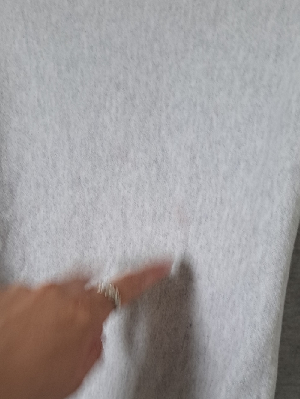 Champion Light Gray Cropped Crewneck Sweatshirt - Picture 6 of 6